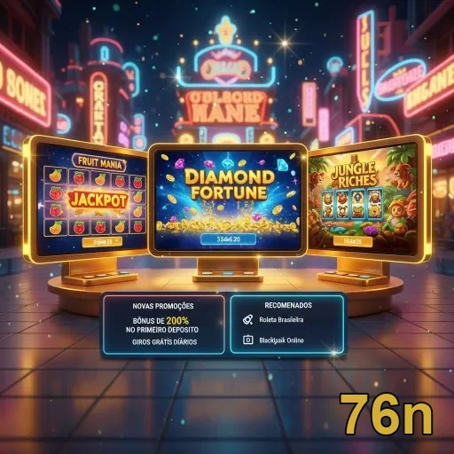 Ilustração de Explore os melhores jogos de cassino online com 76n